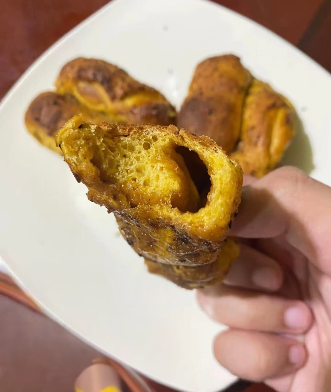 Spanish bread close up